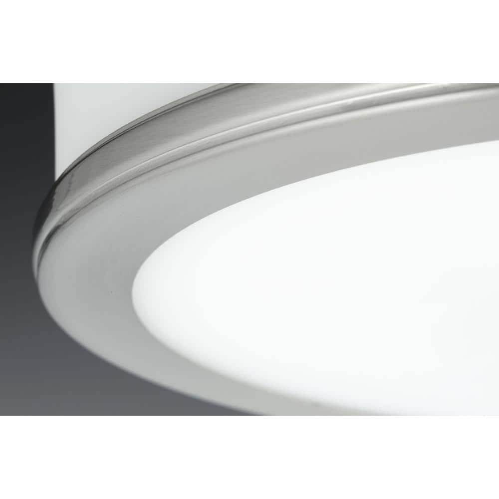 Brushed Nickel 10.5" LED Flush Mount Ceiling Light