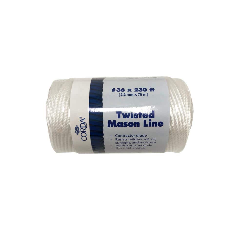 CORDA #36 x 2760 in. Twisted Mason Line PT7713 - The Home Depot