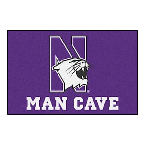 NCAA Northwestern University Purple Man Cave 2 ft. x 3 ft. Area Rug