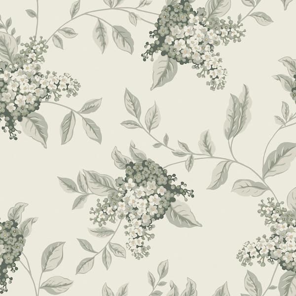Laura Ashley Portland Fern Green Wallpaper Sample