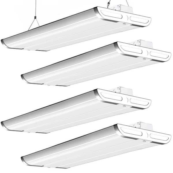 2 ft. LED High Bay Shop Light, White 200W 28000LM 5000K for Warehouse Workshop Garage AC100-277V-4 Pack