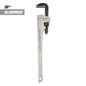 Stark Usa 36 Aluminum Straight Plumbing Pipe Wrench Adjustable