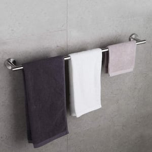 Bathroom 30 in. Wall Mounted Towel Bar Rustproof Towel Rack in Brushed Nickel
