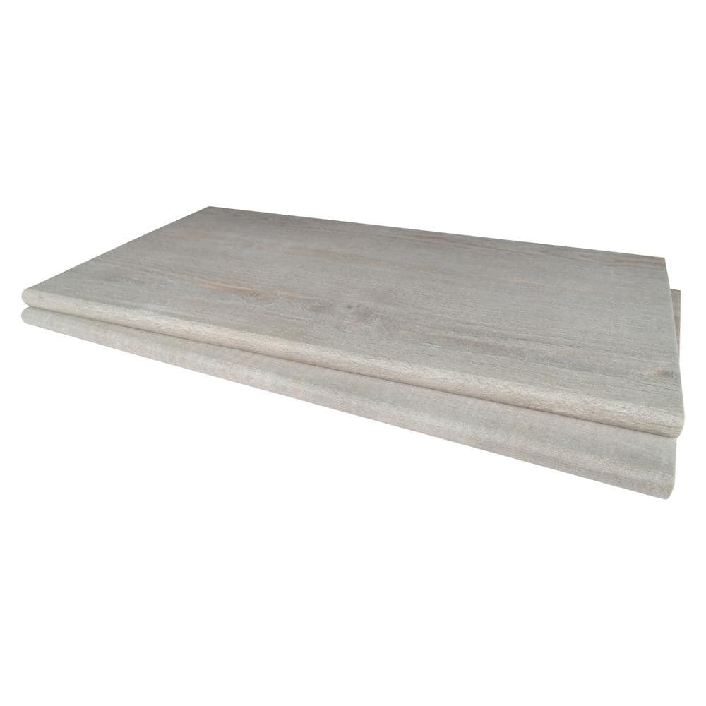 Caldera Grigia 2 cm x 13 in. x 24 in. Matte Porcelain Wood Look Pool Coping (4.33 sq. ft./Case) price history on PriceWatchPro