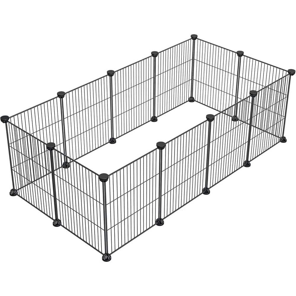 Small Animal Pet Playpen Metal Wire Indoor Outdoor Portable Fence 15 x 12 in. 12 Panels for Guinea Pigs Rabbits Puppies price history on PriceWatchPro