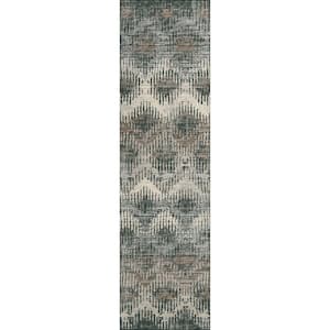 Addison Rugs Bravado Grey 1 ft. 8 in. x 2 ft. 6 in. Geometric Indoor ...