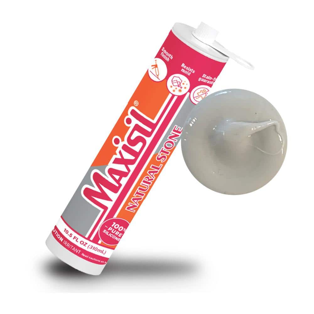 Maxisil 10.5 oz. Gray (Pearl Gray) Standard Tube Natural Stone Silicone Sealant Tube (Each) price history on PriceWatchPro