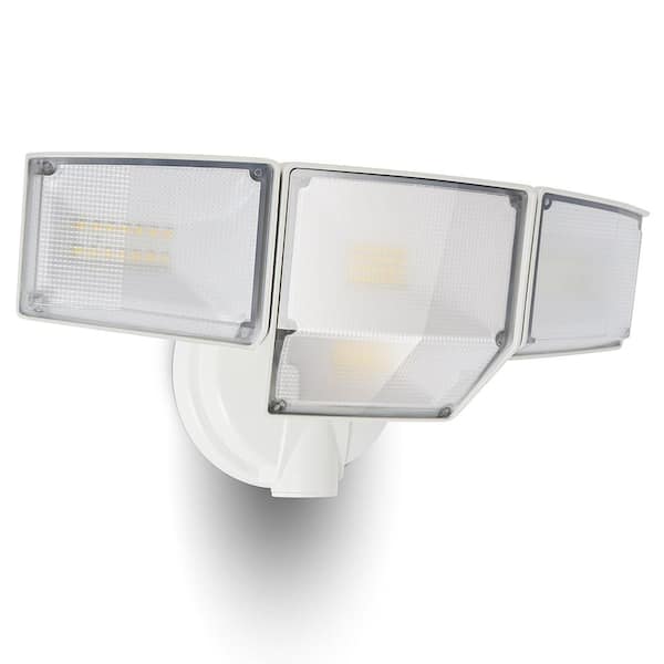 475-Watts equivalent 9000-lumens 320° White Non Motion Sensing Integrated LED Flood Light