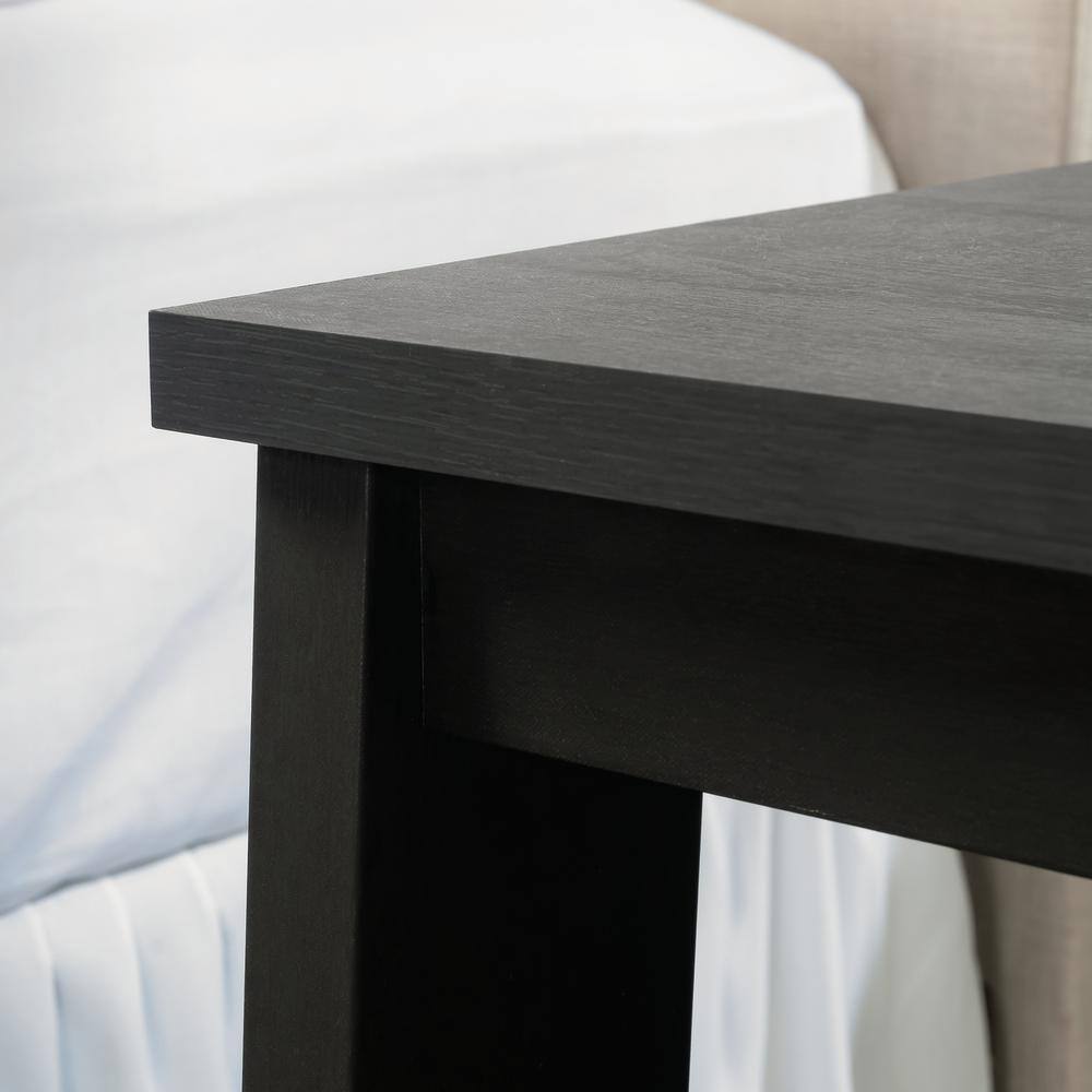 Raven Oak Country-Style Engineered Wood 1-Drawer Nightstand