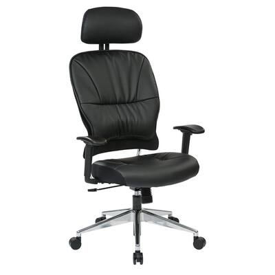 Black Bonded Leather Managers Chair