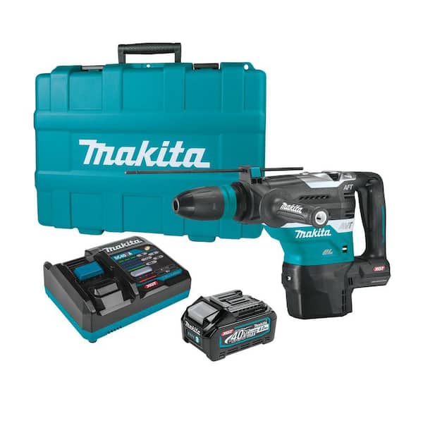 40V Max XGT Brushless 1-9/16 in. x 4.5 in AVT Rotary Hammer Kit, (4. 0Ah) with 40V Max XGT Angle Grinder Kit