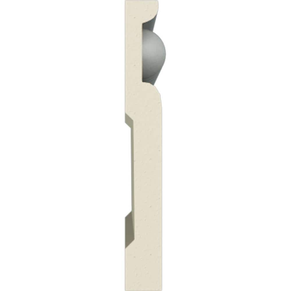 Primed Geometric Polyurethane Baseboard Moulding Sample