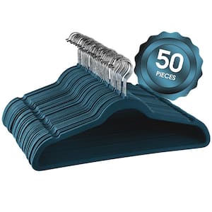 Blue Plastic Hangers 50-Pack
