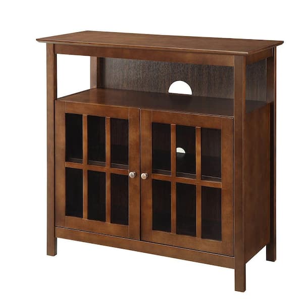 Convenience Concepts Big Sur 36 in. Espresso Wood TV Stand Fits TVs Up to 40 in. with Storage Doors