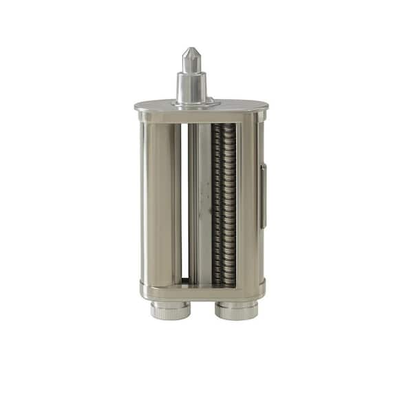 Stainless Steel 3-in-1 Pasta Maker Attachment with Dough Roller, Spaghetti and Fettuccine Cutters for Stand Mixers