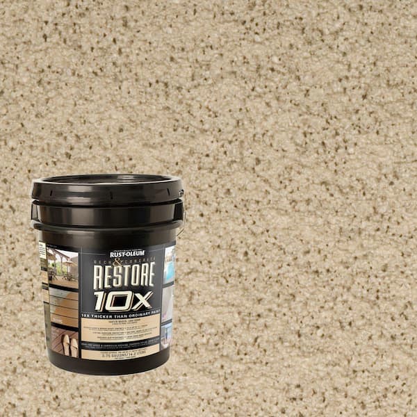 Rust-Oleum Restore 4-gal. Fieldstone Deck and Concrete 10X Resurfacer