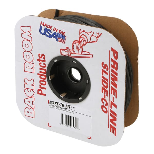 0.165 in. x 250 ft. Roll Black Screen Spline