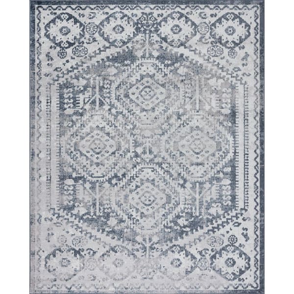 Nexus Oriental Blue 5 ft. x 7 ft. Indoor Area Rug