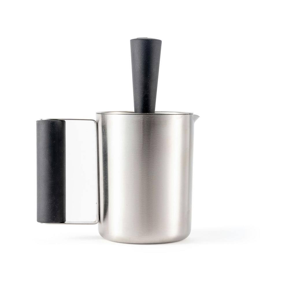 Stainless Steel Basting Pot with Silicone Brush and Airtight Lid