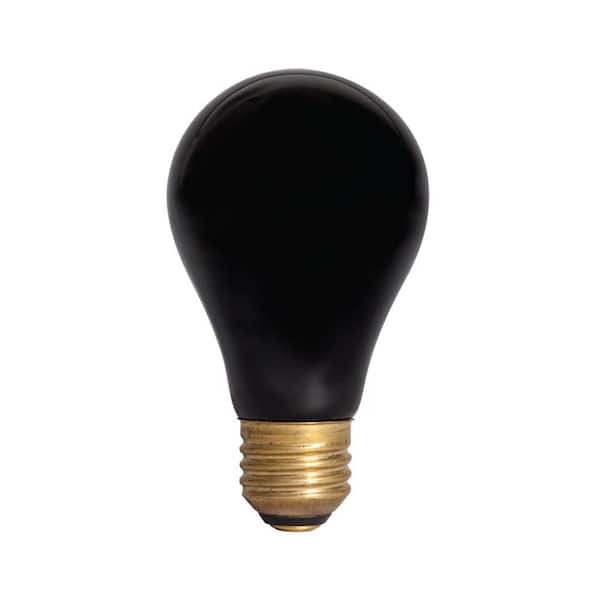 Smart Electric Smart Alert 60-Watt Incandescent A-19 Emergency Flasher Light Bulb - Black