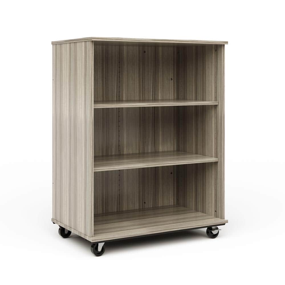 48 in. H Open Single Sided Mobile Locker Nursery Classroom Bookcase Write-o