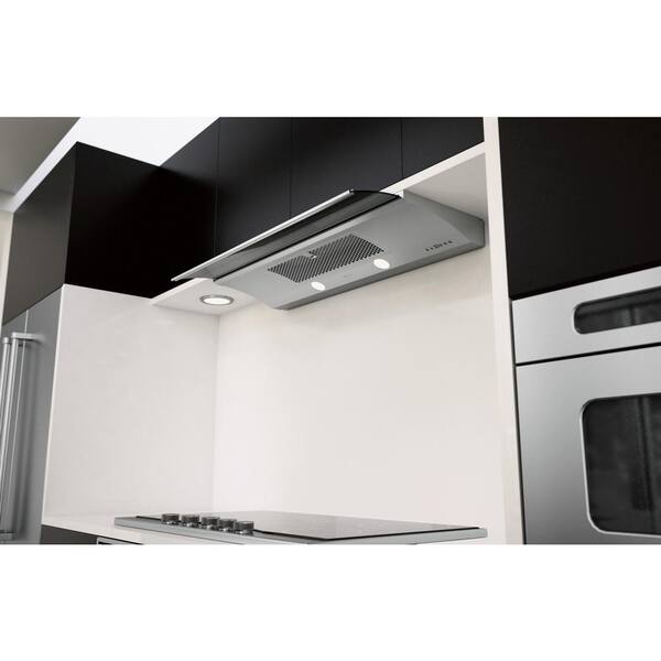 Zephyr Genova 36 in. 290 CFM Convertible Under Cabinet Range Hood