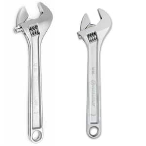 10 in. and 12 in. Adjustable Wrench Combo