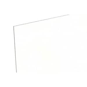 PLEXIGLAS® GS ACRYLIC SHEET  5MM SOLID WHITE GLOSS WH01 600x600MM