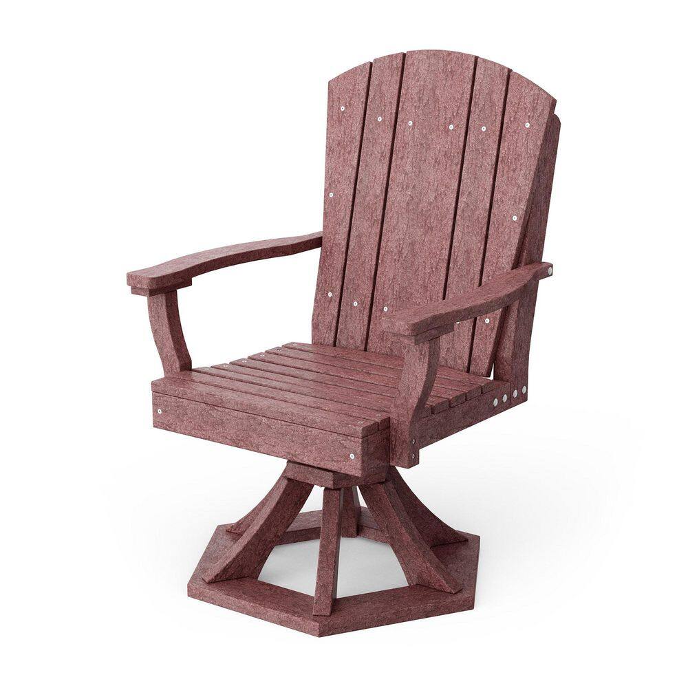 Heritage Cherrywood HDPE Plastic Outdoor Swivel Dining Arm Chair price history on PriceWatchPro