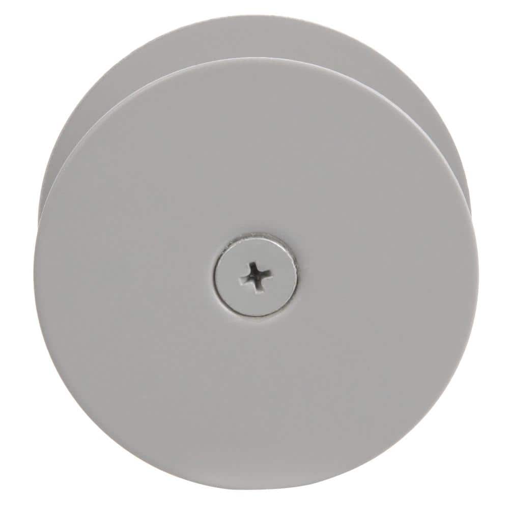Gray Steel Door Hole Filler Plate for Wood or Metal Doors