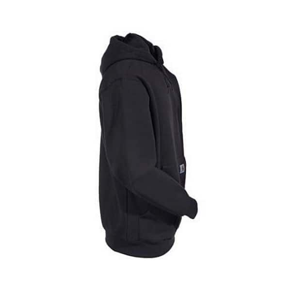 Carhartt Men's Large Black Cotton/Polyester Rain Defender Loose Fit  Fleece-Lined Logo Graphic Sweatshirt 105443-BLK - The Home Depot