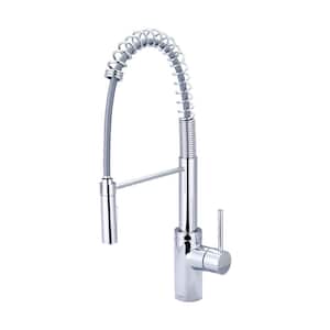 Motegi Single-Handle Pull-Down Sprayer Kitchen Faucet with Pre-Rinse Sprayer in Polished Chrome