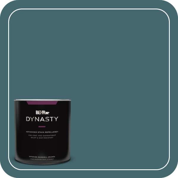 BEHR DYNASTY 1 qt. Home Decorators Collection #HDC-AC-05L Jade Eggshell Enamel Interior Stain-Blocking Paint & Primer