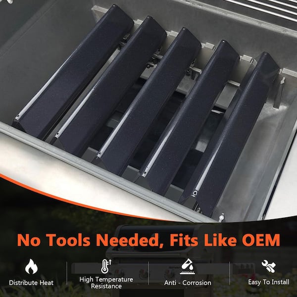 15.3 in. Flavorizer Bars with Weber Spirit 300, GS4 II 300, and Spirit 310 Series for Replacement and Grilling (5-Pack)