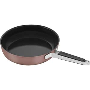 11 in. Rose Stainless Steel Ceramic Coated Nonstick Frying Pan