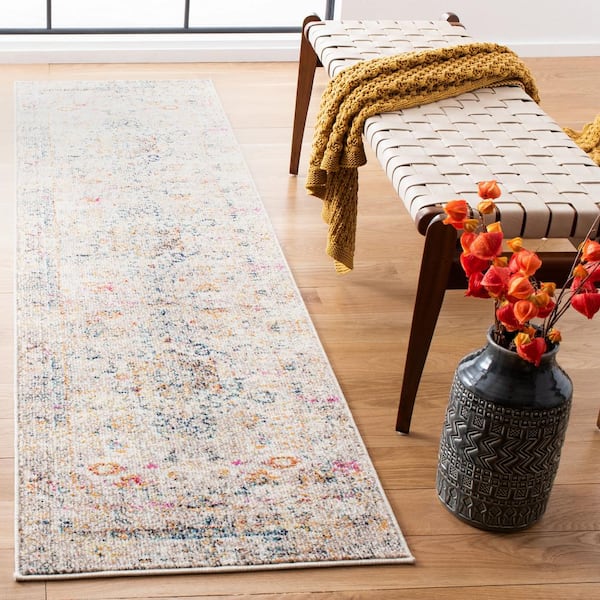 Madison Gray/Gold 2 ft. x 10 ft. Runner Rug
