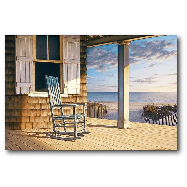 Courtside Market Old Rocker GalleryWrapped Canvas Wall Art 36 in. x 24