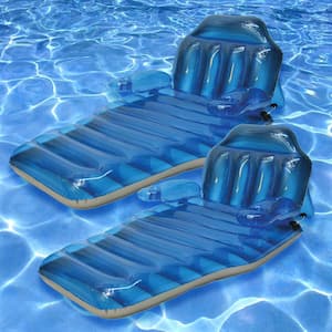 Adjustable Chaise Swimming Pool Lounge 2-Pack