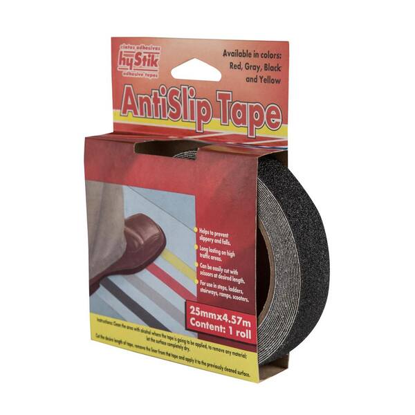 hyStik 770 1 in. x 5 yds. Black Anti-Slip Tape (1-Roll)