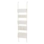 Honey Can Do 4 Hook Over The Door Accessory Rack SFT 08648 The