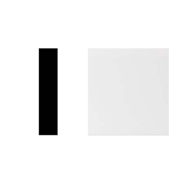 12 ft. x 4 in. x 1 in. Vinyl Trim Plank Molding