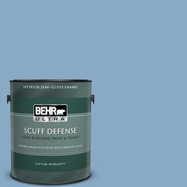 BEHR ULTRA 1 gal. #570D-4 Colorado Springs Extra Durable Semi-Gloss Enamel Interior Paint & Primer