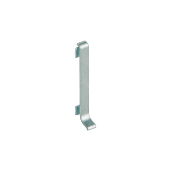 Schluter Designbase-SL Aluminum with Brushed Stainless Steel Appearance 3-1/8 in. x 1 in. Metal Connector