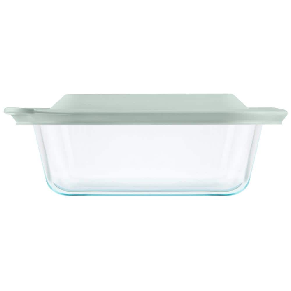Pyrex 8 inch Square Baking Dish with Red Lid