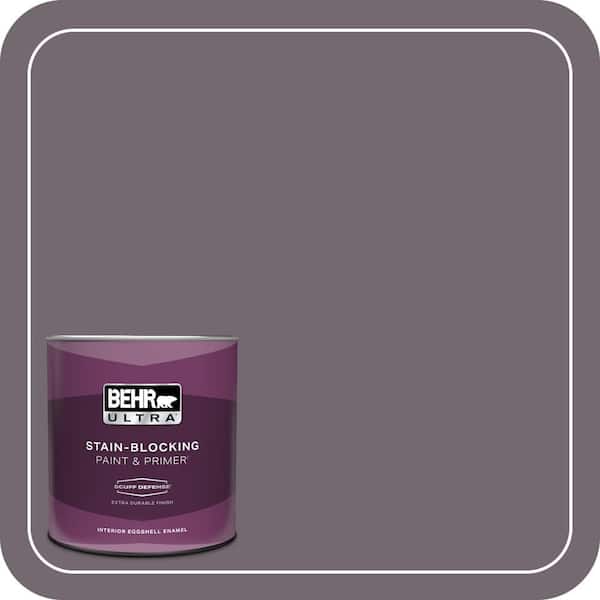 BEHR ULTRA 1 qt. #MQ1-33 Sultry Smoke Extra Durable Eggshell Enamel Interior Paint & Primer