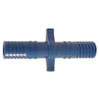 1/2 in. Barb Insert Blue Twister Polypropylene Coupling Fitting
