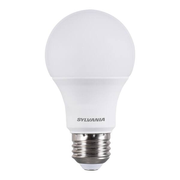 Sylvania 60W A19 Frosted Light Bulbs - 130V 2700K Warm White (12 Pack Bundle)