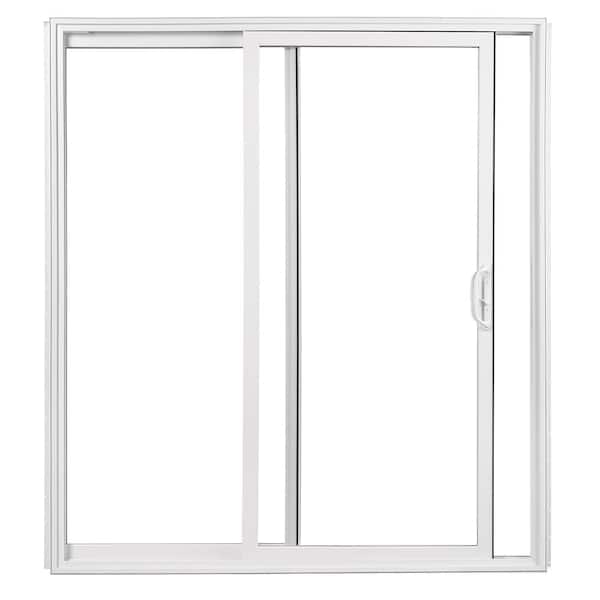 American Craftsman 70 Series 60 in. x 80 in. White Reversible Handing Vinyl Sliding Patio Door, Low-E SC Glass, IMPACT