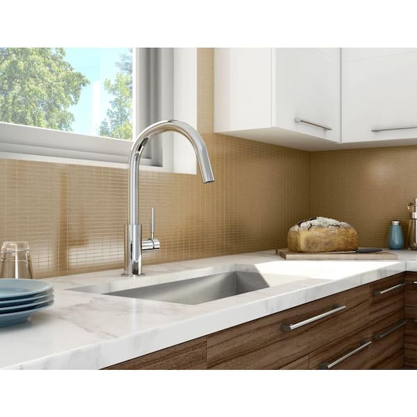Urbain LC Light Copper 11.42 in. x 11.57 in. x 5 mm Metal Peel & Stick Wall Mosaic Tile (5.51 sq. ft./case)