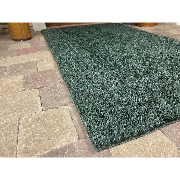 Flair Evergreen 35.5 in. x 59.5 in. Door Mat
